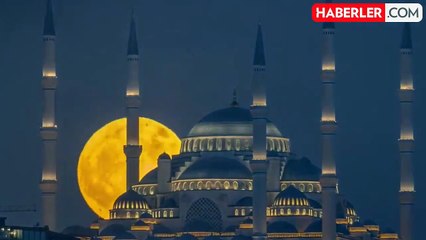 Yılın en büyük 'Süper Dolunay'ı görenleri büyüledi