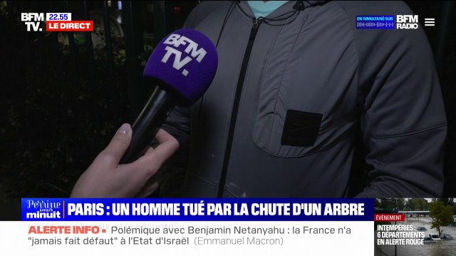 On a vu un arbre au sol et on a vite compris qu'il y avait quelqu'un sous l'arbre : un témoin de la chute de l'arbre qui a causé la mort d'un homme raconte la scène