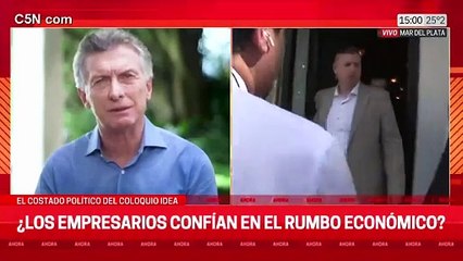 Mauricio Macri: "El rumbo económico va bien"