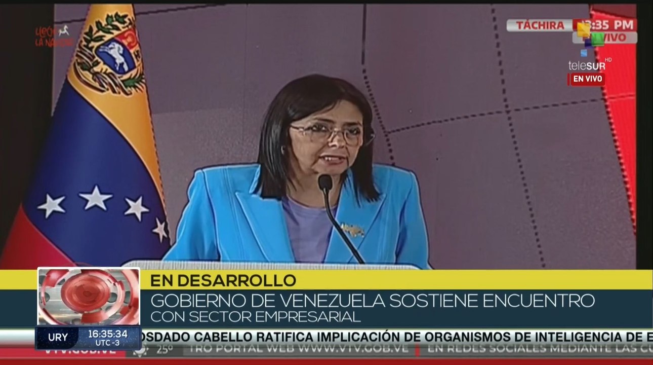 El Gobierno de Venezuela lidera un encuentro empresarial con Fedecámaras