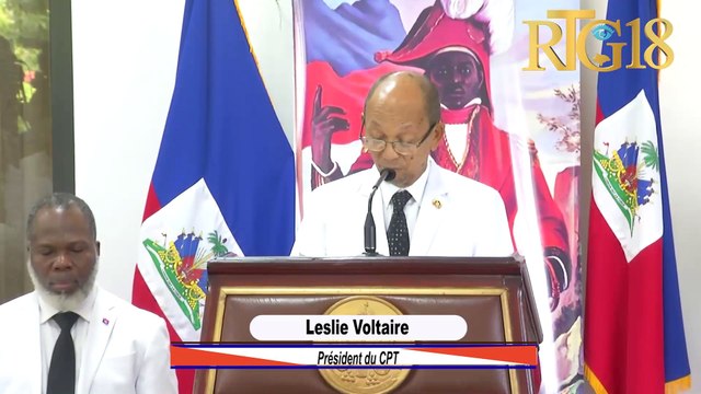 Prezidan KPT a Leslie Voltaire lanse apèl ak tout aktè pou leve defi ensekirite a nan peyi Dayiti.