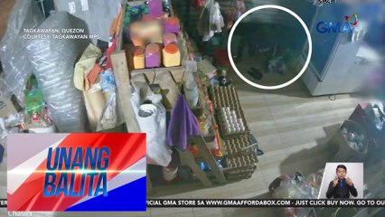 Tindahan, ninakawan; P100,000 cash at isang cellphone, tinangay | Unang Balita