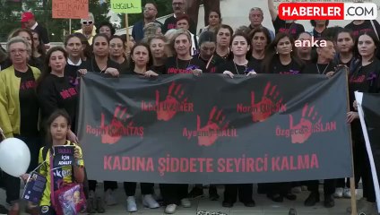 İzmir'de, 'Kırık Saçlı Kadınlar Özgürlüğe Yürüyor' Eylemleri 3. Gününde Devam Etti