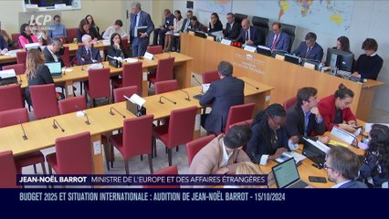 La séance est ouverte ! - Situation internationale : audition du ministre de l'Europe et des Affaires étrangères - 15/10/2024