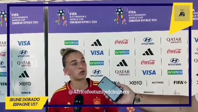 Coupe du Monde Féminine U17 République Dominicaine #AfricaFootUnited : La réaction des joueuses espagnoles après la victoire contre les États-Unis