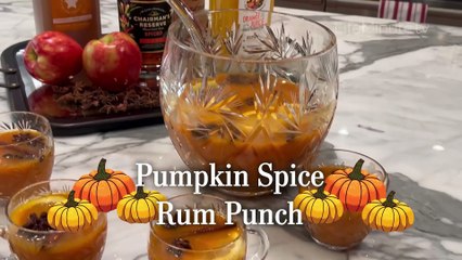 What's Better than a Pumpkin Spice Latte? A Spiced Pumpkin Punch