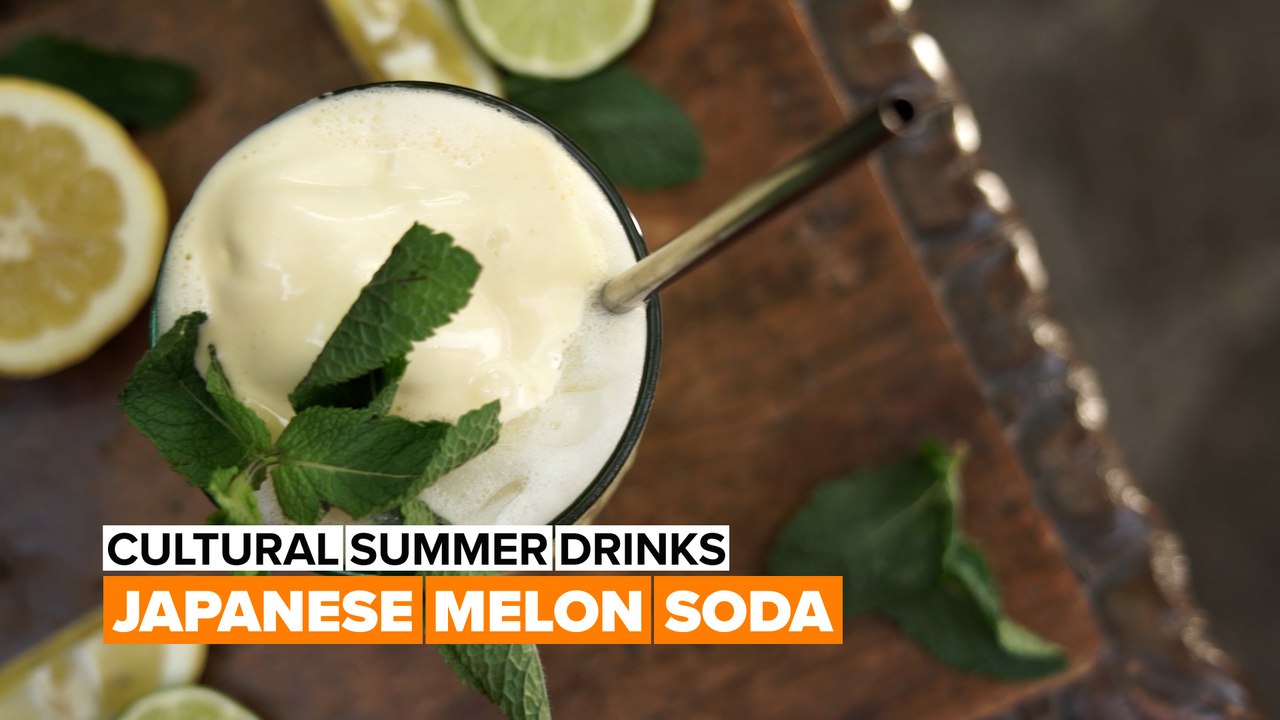 Cultural summer drinks Japanese melon soda video Dailymotion