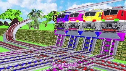 【踏切アニメ】あぶない電車 TRAIN Thomas 2024  Fumikiri 3D Railroad Crossing Animation _HD