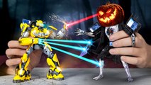 Halloween LEGO Battles: Transformers vs. Skibidi Titans – Who’s the Most Powerful Hero? 