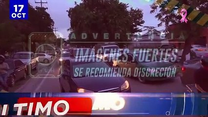 Mujer muere en aparatoso accidente vial en San Pedro Sula