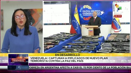 El Gobierno de Venezuela capturó a implicados sobre el plan desestabilizador contra el país