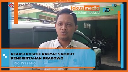 Reaksi Positif Rakyat Sambut Pemerintahan Prabowo
