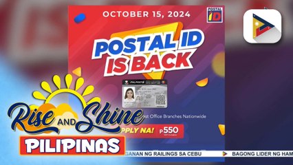 Aplikasyon para sa Postal I.D., muling binuksan ng PHLPOST