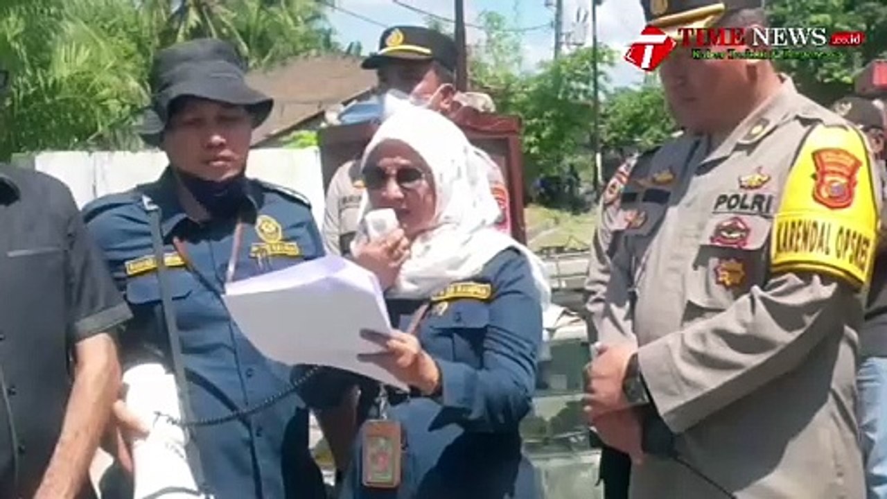 PN Sei Rampah Eksekusi Lahan Di Kelurahan Tualang.