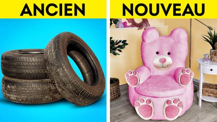MANIÈRES CRÉATIVES DE RÉUTILISER LES VIEUX PNEUS ♻️✨ IDÉES DE RECYCLAGE ÉPIQUES