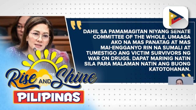 Imbestigasyon sa ‘war on drugs,’ dapat umanong hawakan ng Committee of the Whole ng Senado ayon sa ilang senador