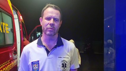 Médico detalha atendimento a motociclista ferido em acidente na Tancredo