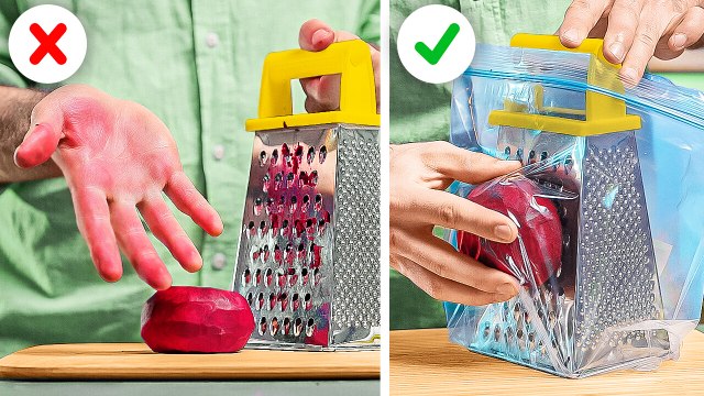 VOUS VOULEZ CUISINER COMME UN PRO ? ‍ REGARDEZ CES ASTUCES GÉNIALES POUR LA CUISINE