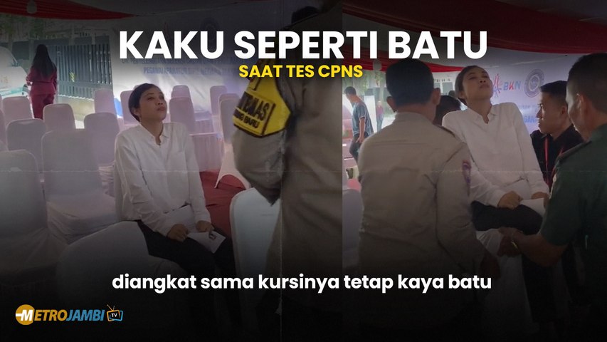 Kaku Seperti Batu saat Tes CPNS, Warga Lombok Tengah ini Digendong Bersama Kursinya