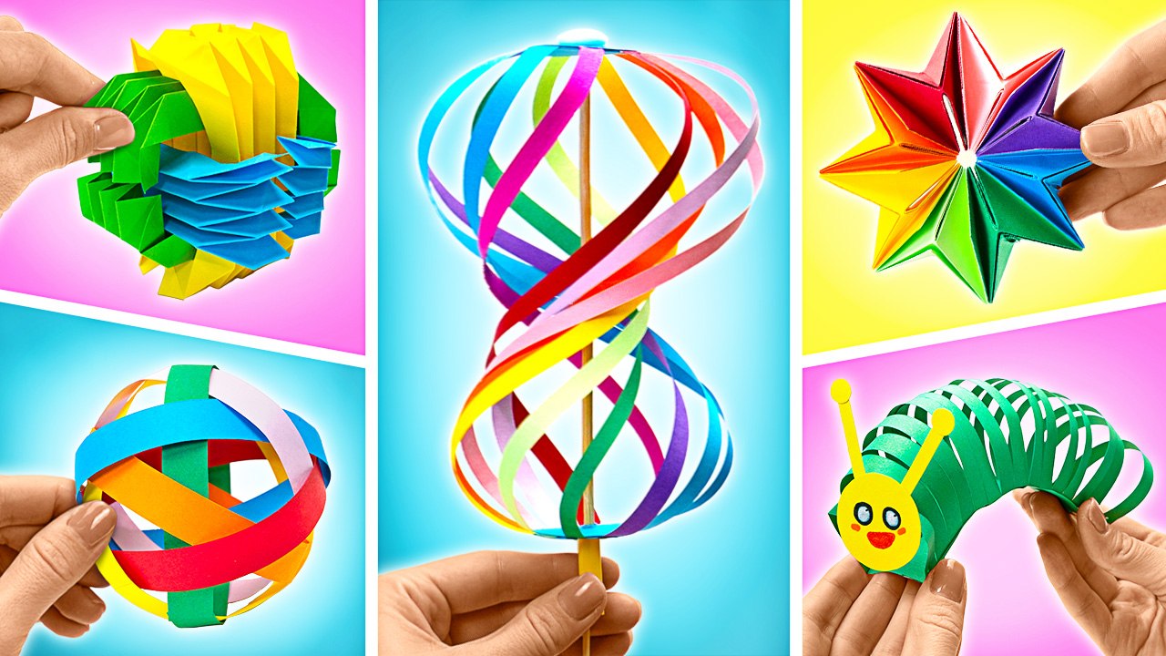 12 DIY Super Cool Paper Fidget Toy Crafts - Tutoriel amusant et facile 