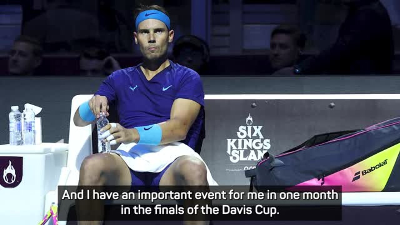 Nadal playing without pressure before retirement