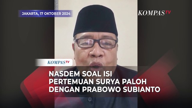 Nasdem soal Pertemuan Prabowo dengan Surya Paloh: Pertemuan Biasa