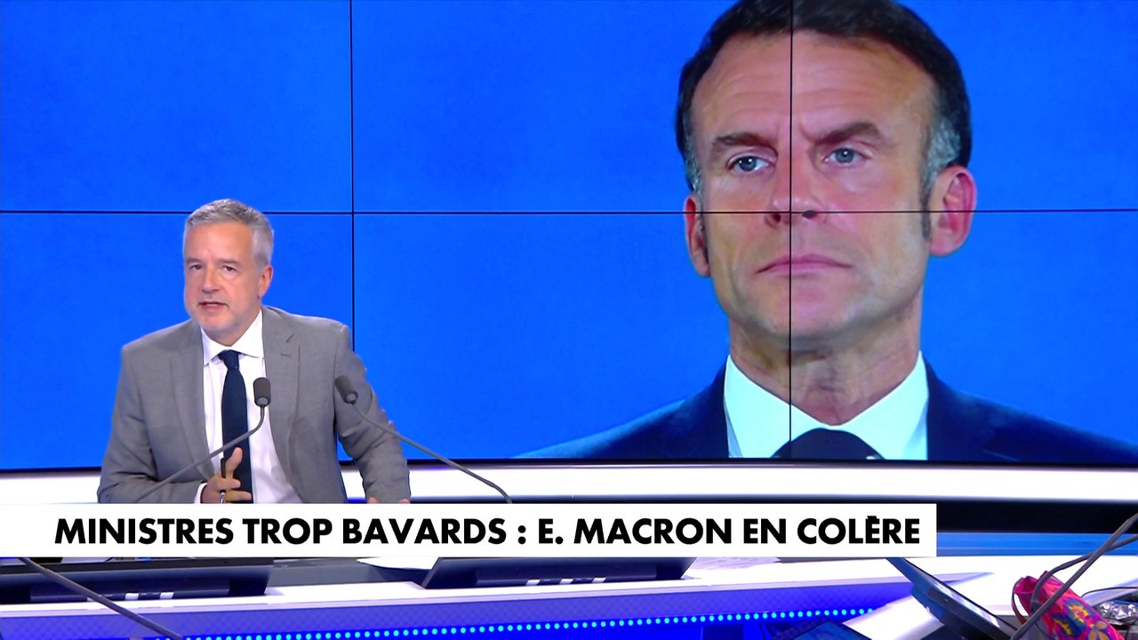 Le billet d'humeur de Romain Desarbres : «Ministres trop bavards : Emmanuel Macron en colère»