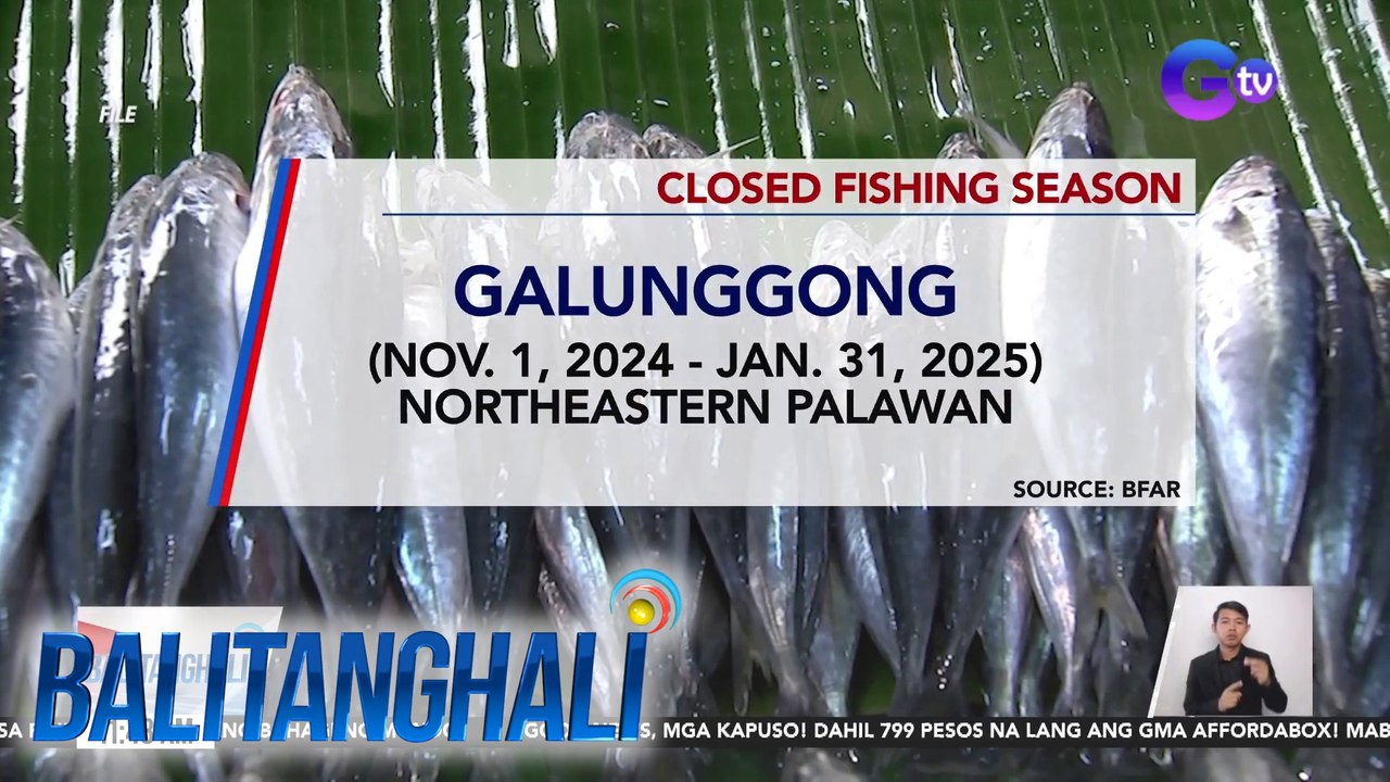 BFAR Closed fishing season, ipatutupad sa iba't ibang lugar sa bansa
