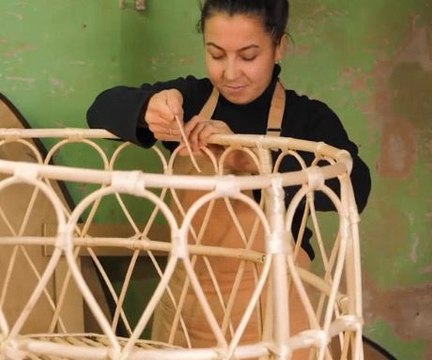 Traditional woodworking techniques in process!