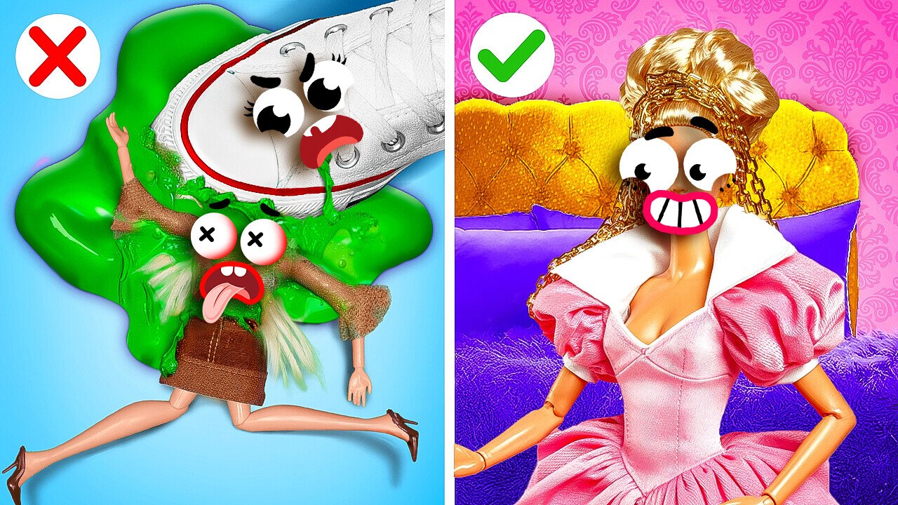 Clumsy Doodles Try Human Hacks! Hilarity Ensues