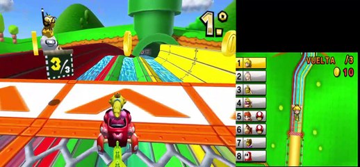 MATANDO EL TIEMPO CON MARIO KART 7. COPA FLOR 100CC. GAMEPLAY EN ESPAÑOL. #33. (RÉPASO)