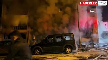 Beyoğlu'ndaki Yatak İmalathanesinde Yangın Çıktı