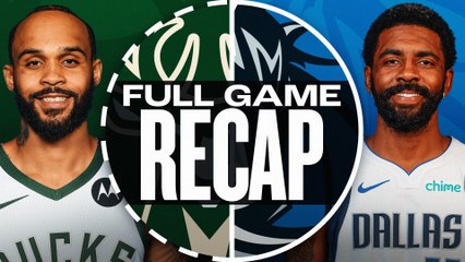 Mavericks Dominate Bucks 109-84 | Kyrie Irving and Klay Thompson Shine