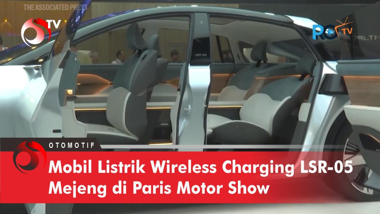 Mobil Listrik Wireless Charging LSR-05 Mejeng di Paris Motor Show
