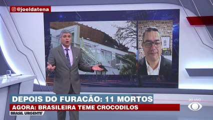 Brasileira na Flórida diz ter medo de crocodilos após passagem do furacão Milton _ Brasil Urgente