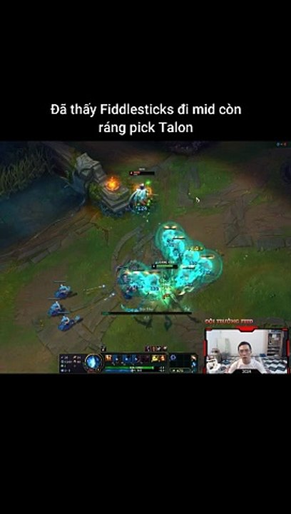 Đã thấy Fiddlesticks đi mid còn ráng pick Talon #fiddlesticks #talon #lienminhhuyenthoai #leagueoflegends