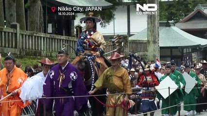 No Comment : éblouissant spectacle de tir à l'arc à cheval au sanctuaire Nikko Toshogu