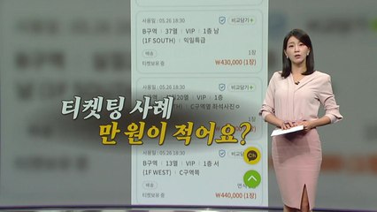 임영웅 콘서트 VIP석 예매...사례비 만 원이 적어요? [앵커리포트] / YTN