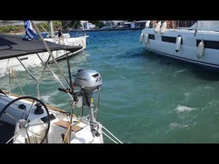 Boat Trying to Raise Its Sail Bumps Into Others Leading to Chaos
