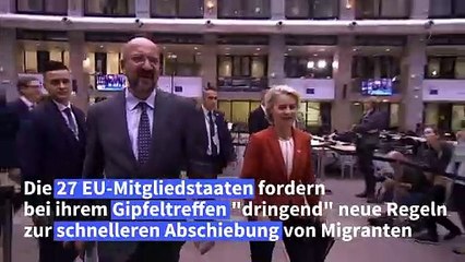 EU-Staaten fordern "dringend" neue Abschieberegeln
