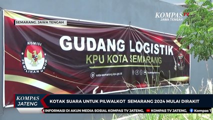Kotak Suara untuk Pilwakot Semarang 2024 Mulai Dirakit