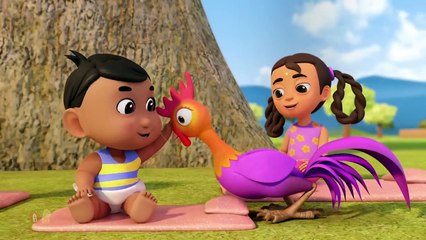 Kukdoo Koo, कुकडू कू + More Hindi Rhymes and Animal Sound Song for Kids_HD