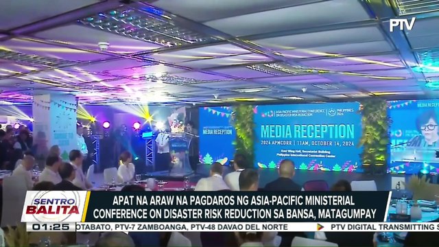 Apat na araw na pagdaros ng Asia-Pacific Ministerial Conference on Disaster Risk Reduction sa bansa, matagumpay