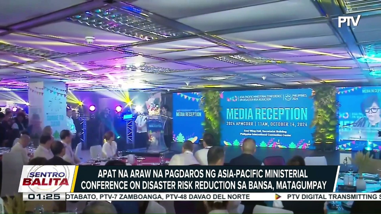 Apat na araw na pagdaros ng Asia-Pacific Ministerial Conference on Disaster Risk Reduction sa bansa, matagumpay