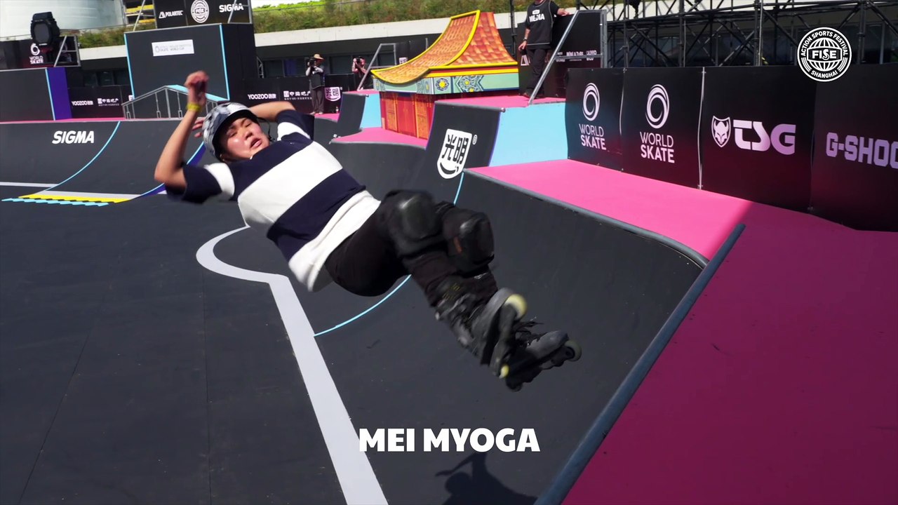 TOP 5 Tricks - World Skate Roller Freestyle Park World Cup Women Final !