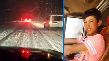 Kars beyaza büründü, Ağrı'da düşen yıldırımda bir çocuk yaralandı