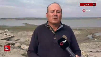 Çorum'da 161 milyon metreküp kapasiteye sahip barajda 5,7 milyon metreküp su kaldı