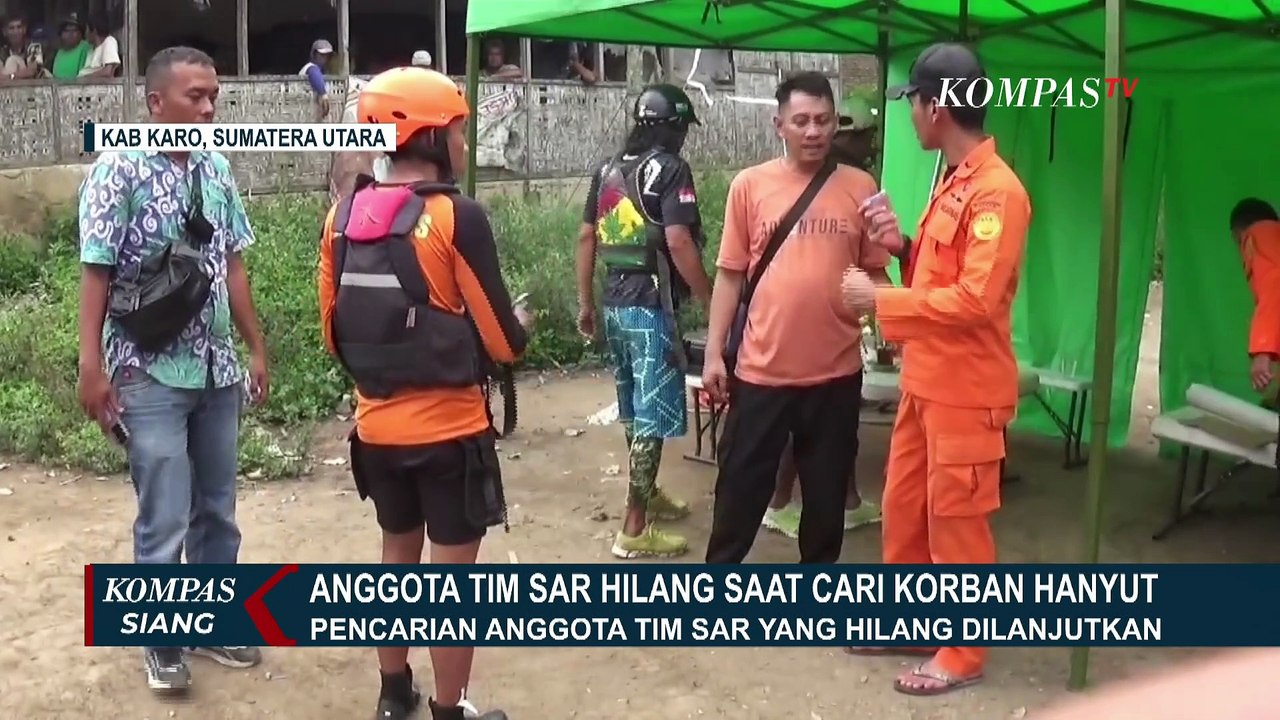Update Pencarian Anggota Tim SAR yang Hilang saat Cari Korban Hanyut di Kabupaten Karo