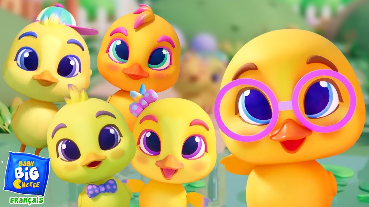 Cinq Petits Canards, Apprentissage Chiffres et Comptines pour Enfants