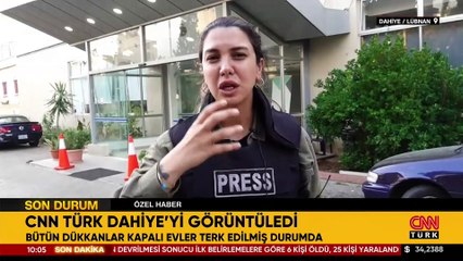 CNN TÜRK Dahiye'de bombalara direnen hastaneyi görüntüledi